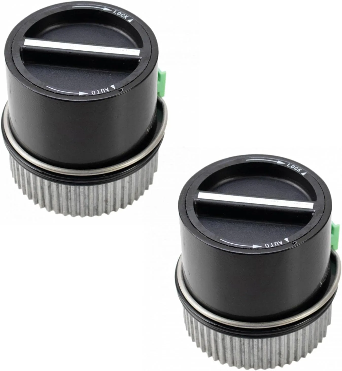 TRQ 2pc Auto Locking Hub Set for Ford Excursion Expedition F250 Super Duty