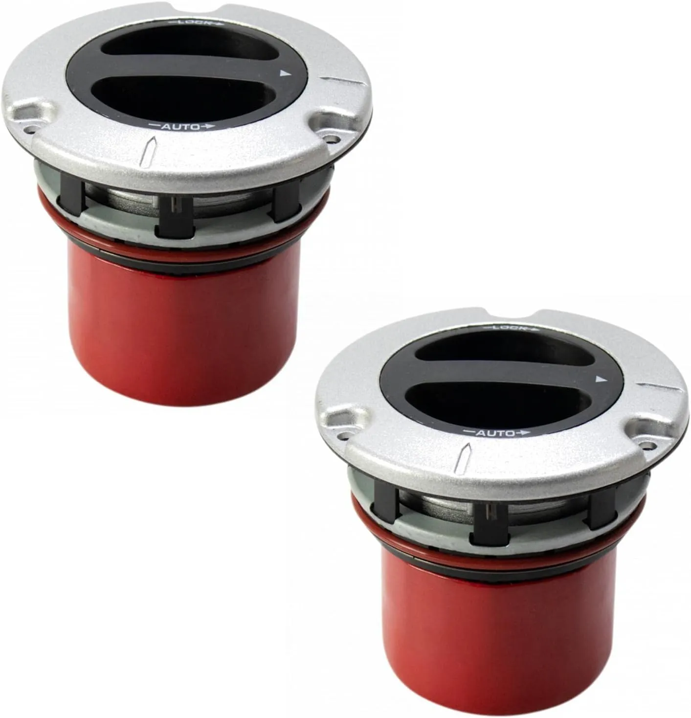 TRQ 2pc Auto Locking Hub Set Pair Direct Fit for Ford F250 F350 Super Duty