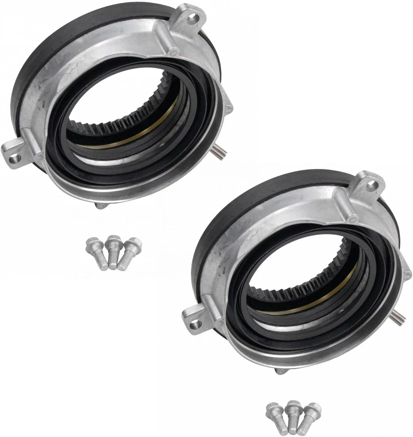 TRQ Front Auto-Locking Hub Actuator Driver & Passenger Side Compatible with 2015-2020 Ford F-150