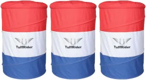 TuffRider Collapsible Barrell Set of 3- Red/White/Blue