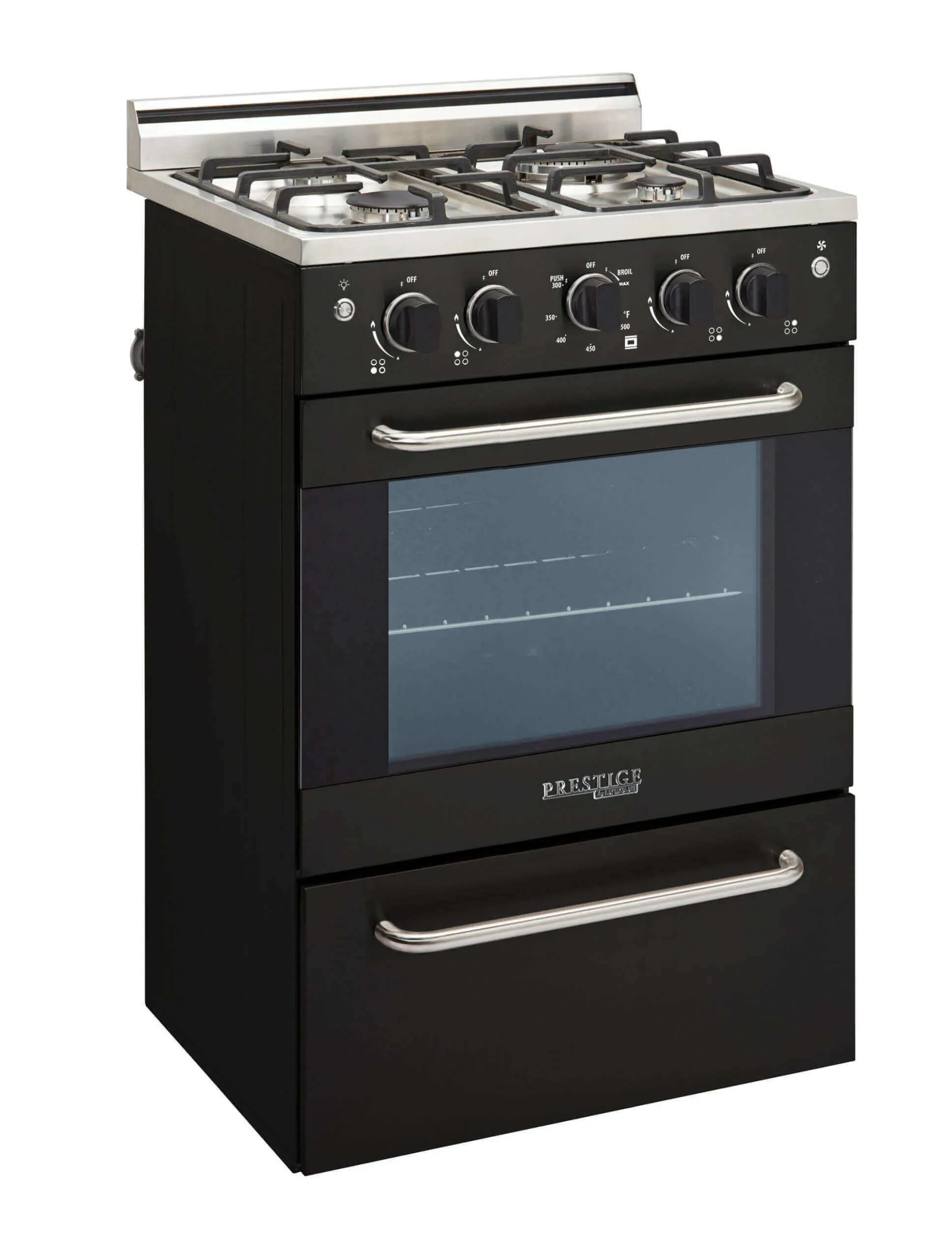 Unique Prestige 24" Convection Gas Range (Electric Ignition)