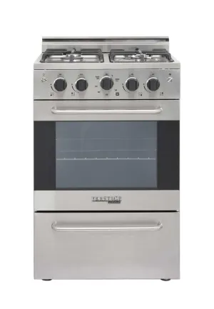 Unique Prestige 24" Convection Gas Range (Electric Ignition)
