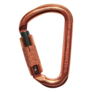 US Rigging Supply USR-128-A3TU Aluminum Copper Head TL Carabiner