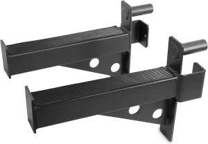 Valor Fitness MB-H Safety Bar Extension Accessory Set for BD-11, BD-20, and BD-41 Power Racks