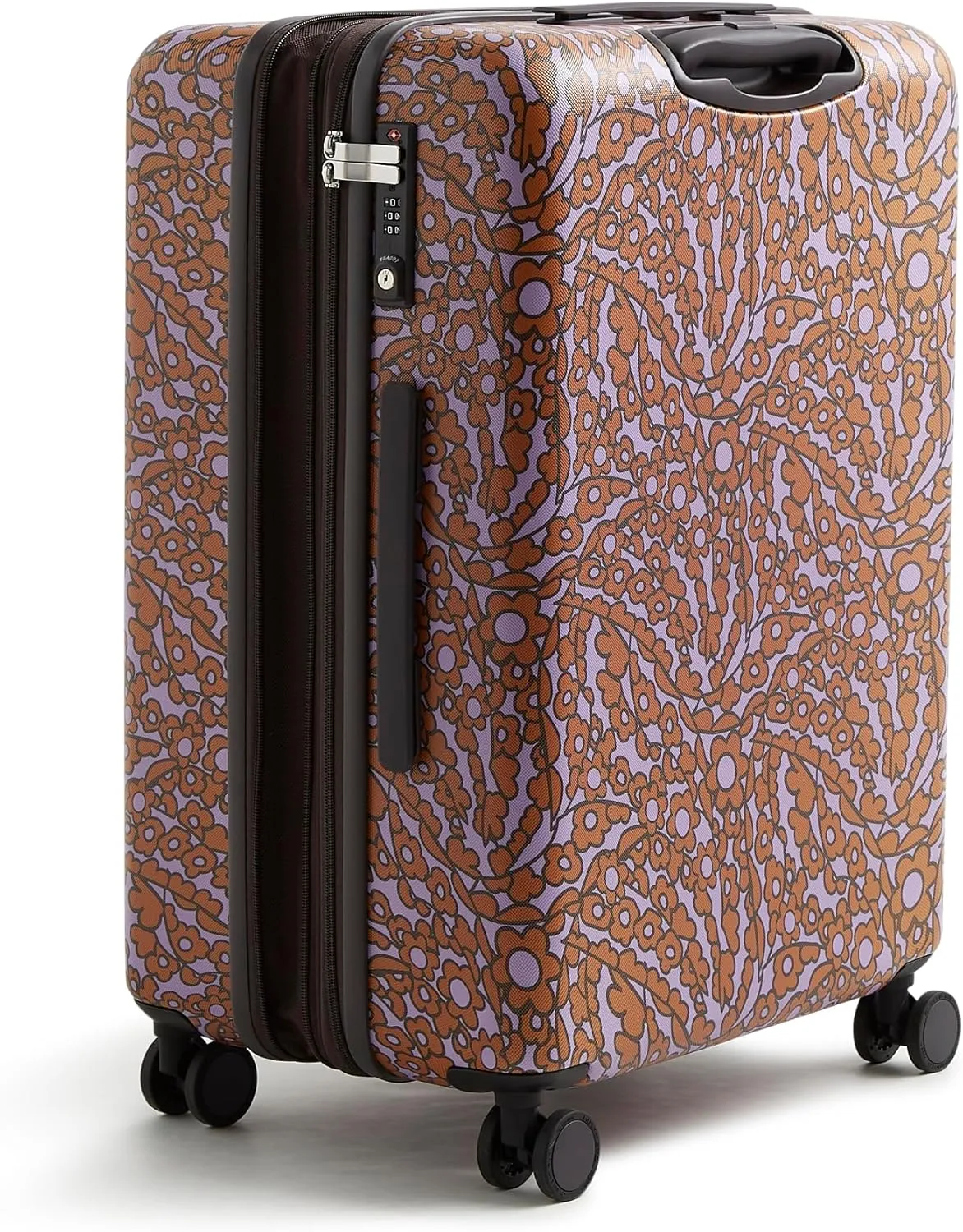 Vera Bradley Women's Hardside 2 Piece Luggage Set, Tiny Garden Lavender Frost, One Size