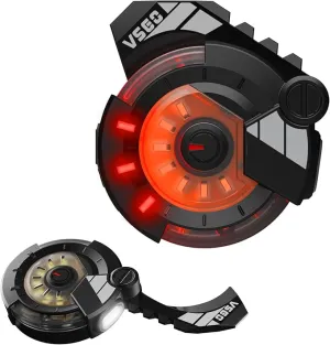 VSGO Portable EDC Flashlight,Rechargeable Work Light,Hat Clip Light,8 Light Modes,Clip for Pocket & Hat, Magnetic Base, Portable for Inspection, Repairs, Cycling,Camping,Travel, Hiking and Emergency