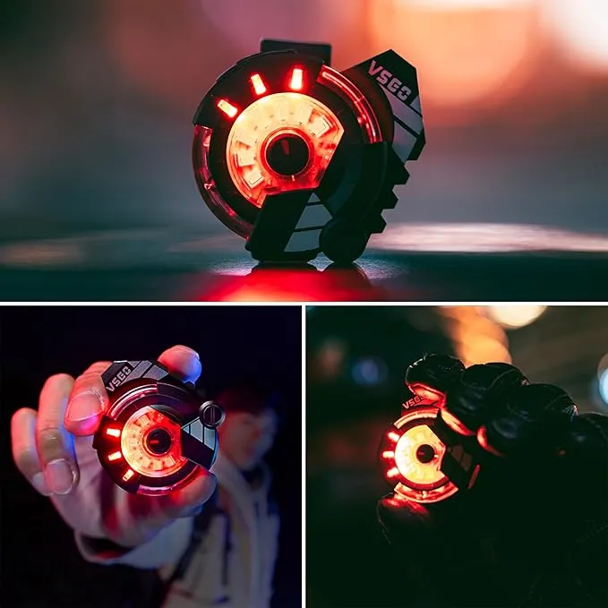 VSGO Portable EDC Flashlight,Rechargeable Work Light,Hat Clip Light,8 Light Modes,Clip for Pocket & Hat, Magnetic Base, Portable for Inspection, Repairs, Cycling,Camping,Travel, Hiking and Emergency