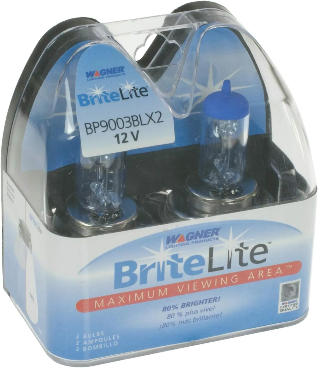 Wagner BriteLite BP9003BLX2 Multi-Purpose Light Bulb Card of 2