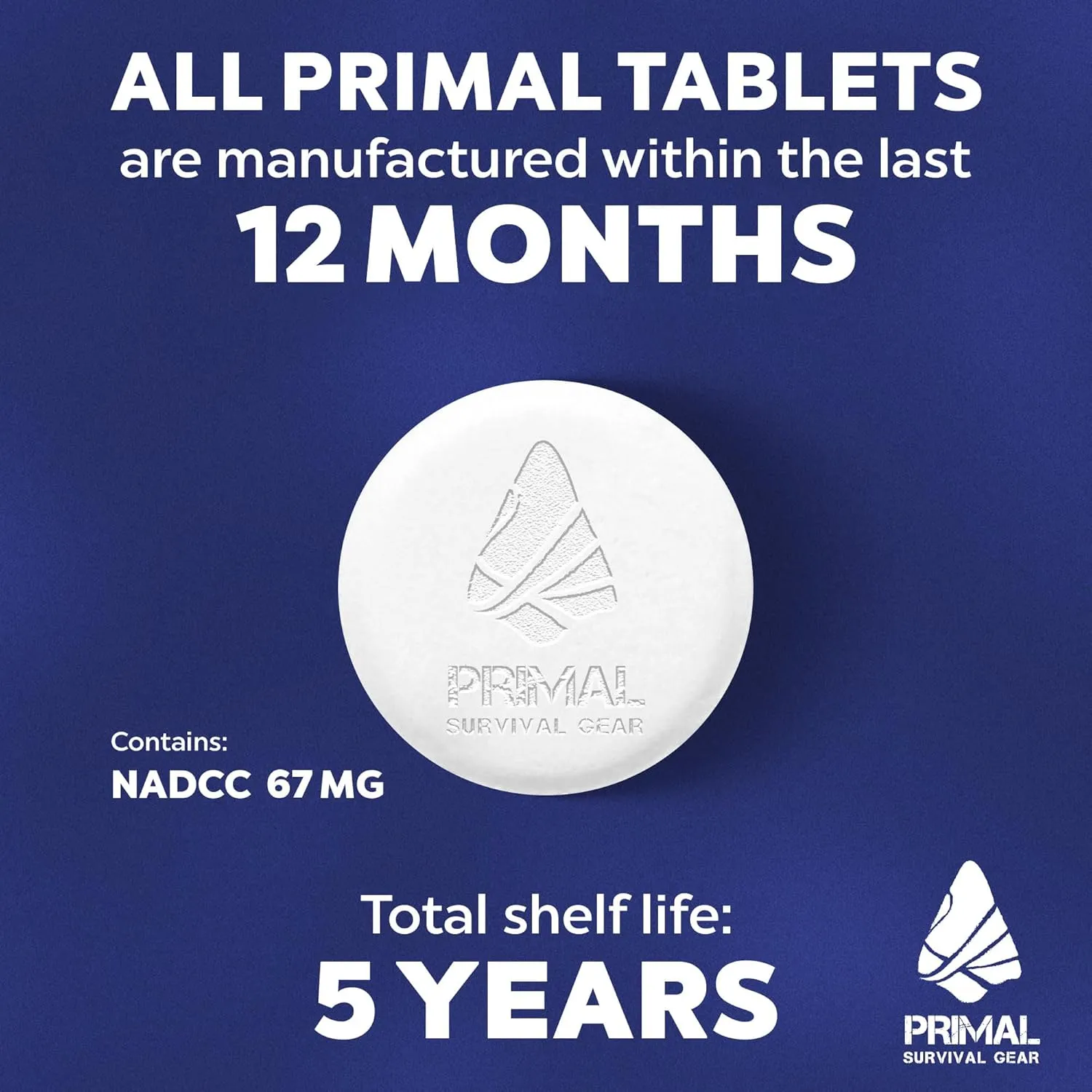 Water Purifier Tablets –Water Purification Tablets for Emergency Water - Hiking, Camping, Survival, Emergency – Drinking Water Filtration System Survival Tabs - Purificador De Agua - 100 Tablets - 4G