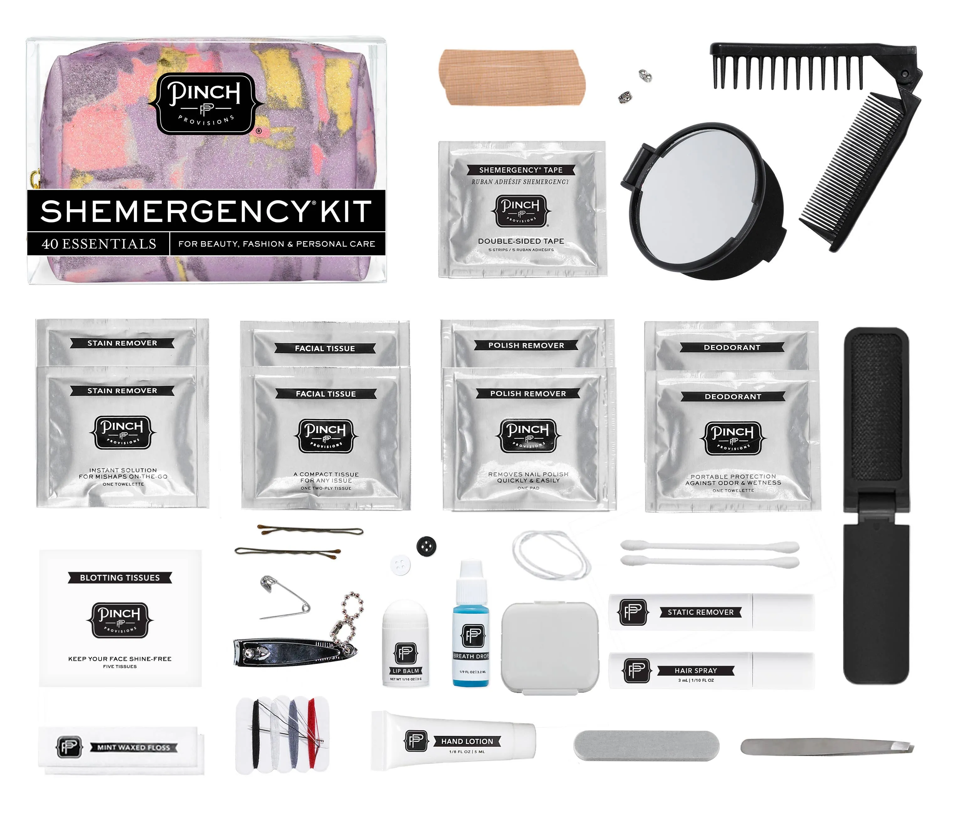 Watercolor Shemergency Survival Kit