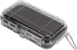Waterproof Survival Storage Box Plastic Shockproof Box with Shock Absorption Liner Transparent Outdoor Dry Airtight Case for Camping Hiking