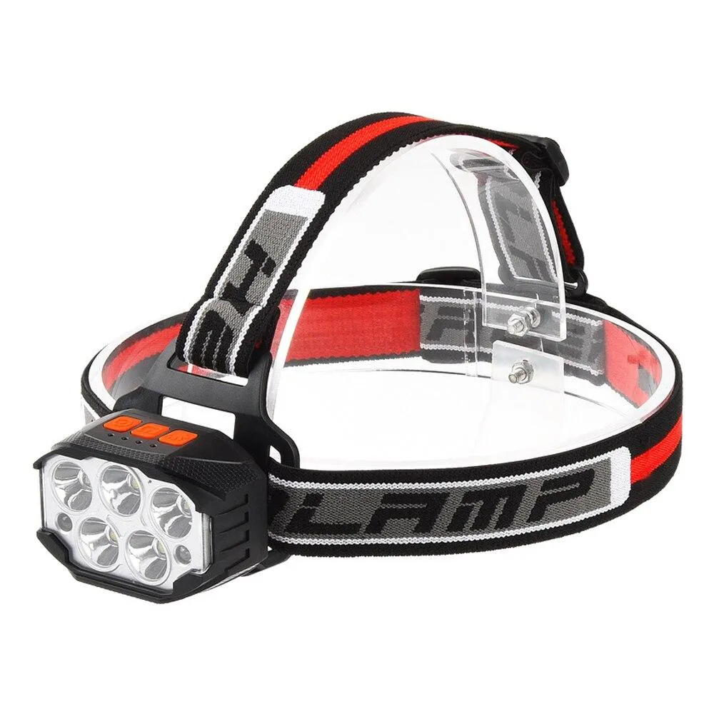 Waving Sensor Headlight Outdoor Led Built in Lithium Battery Strong Light Rechargeable Flashlight 3XPG 2COB Fishing Headlamp