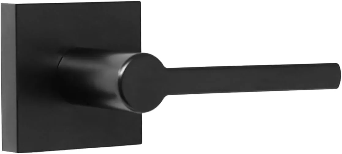Weslock Brady Lever (Passage, Matte Black)