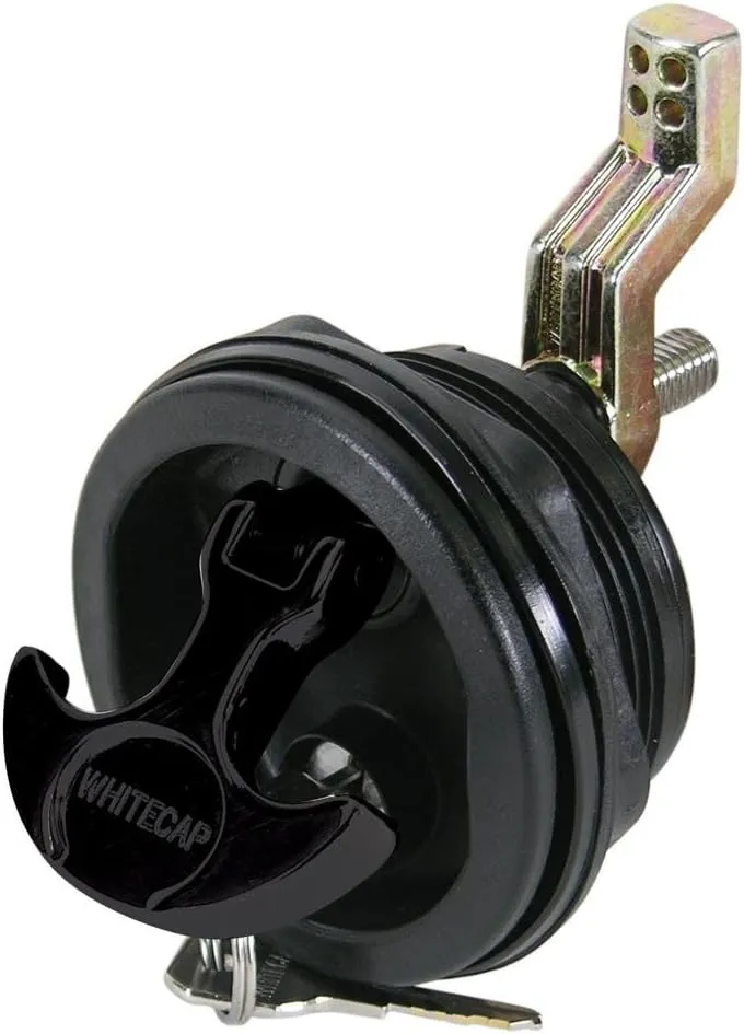 Whitecap T-Handle Latch - Nylon Black/Black - Locking