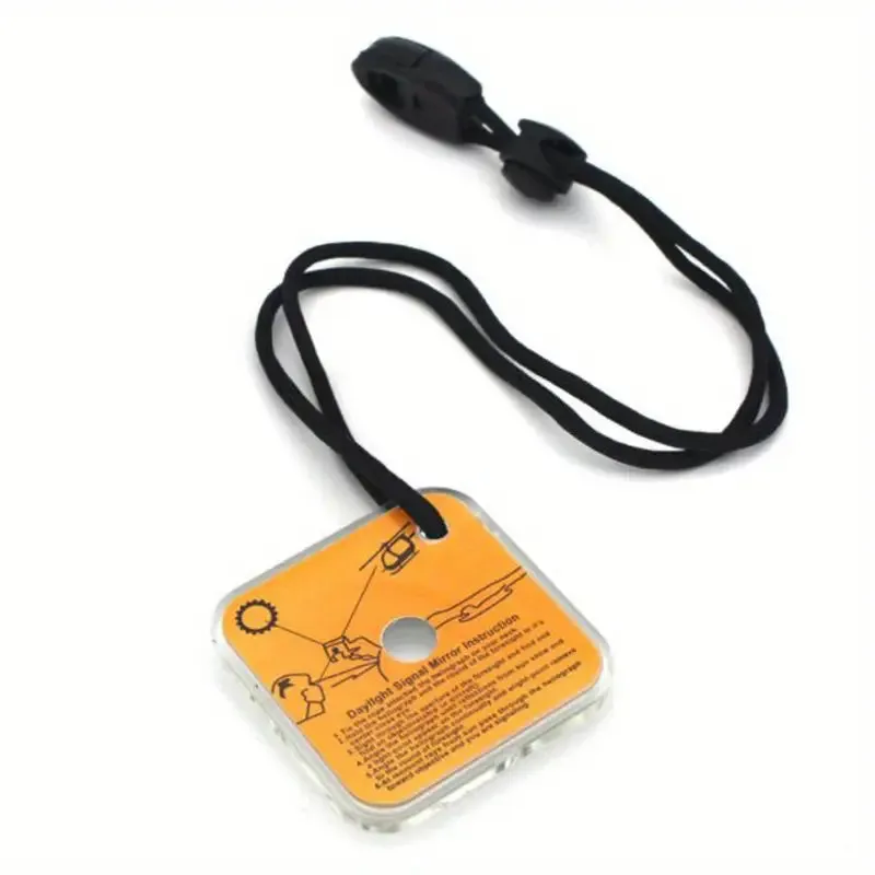 Wild West Beacon: Compact Emergency Signal Mirror for Outdoor Survival