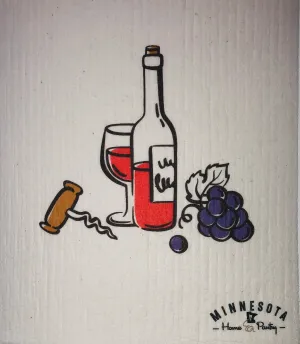 Wine - Swedish Dishcloth