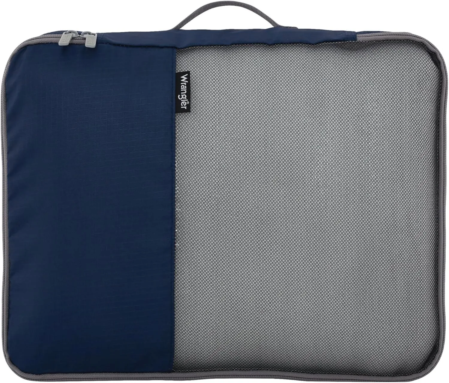 Wrangler Trunk Spinner Set, Poseidon Blue, 2 Luggage & 2 Packing Cubes
