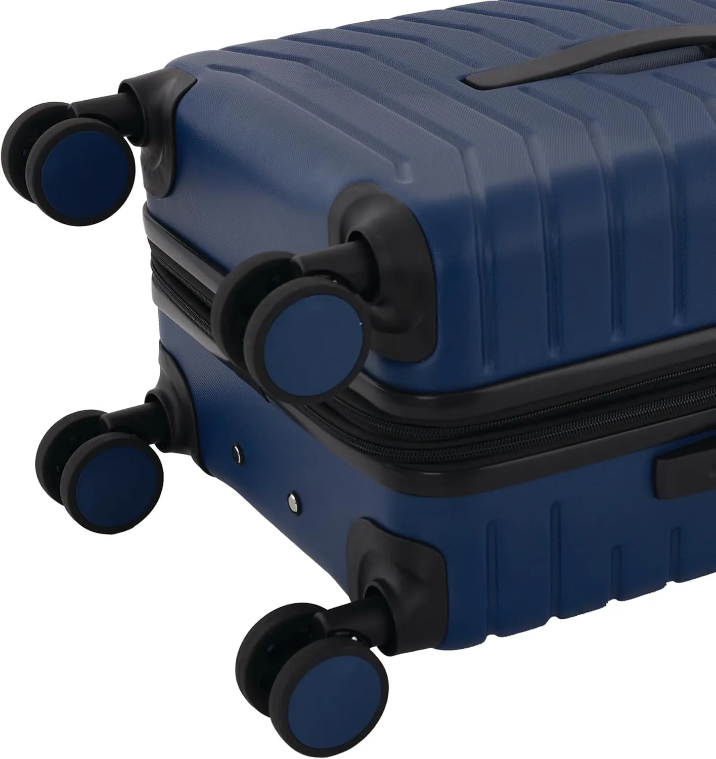 Wrangler Trunk Spinner Set, Poseidon Blue, 2 Luggage & 2 Packing Cubes